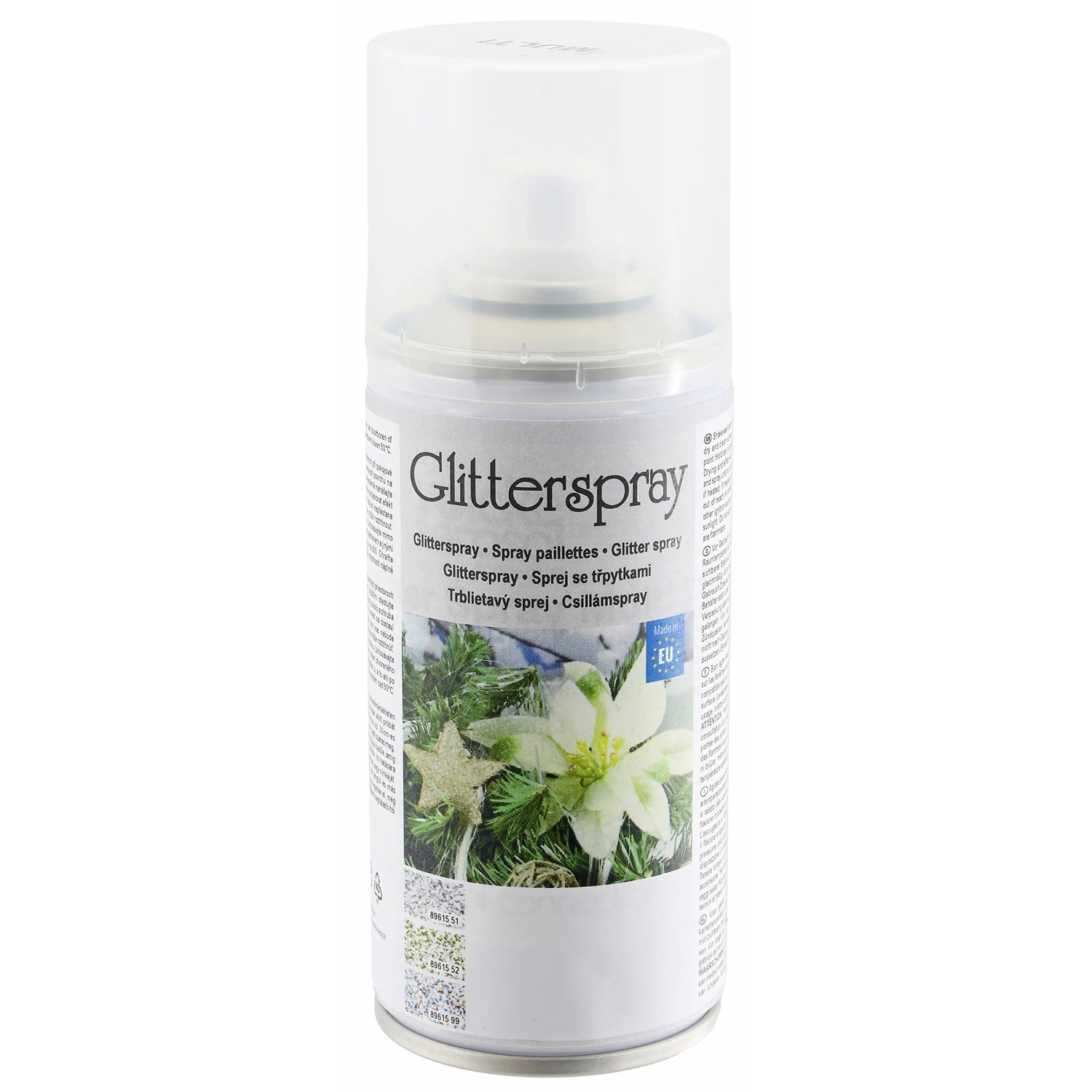Weihnachts-Deko Glitterspray Multi 150 ml