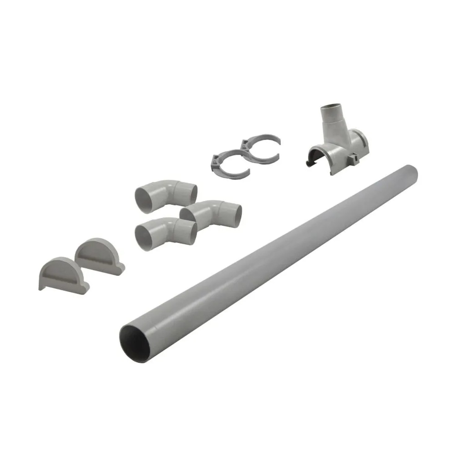 Dachrinnenpaket für Flachdachhäuser PVC bis 465 cm