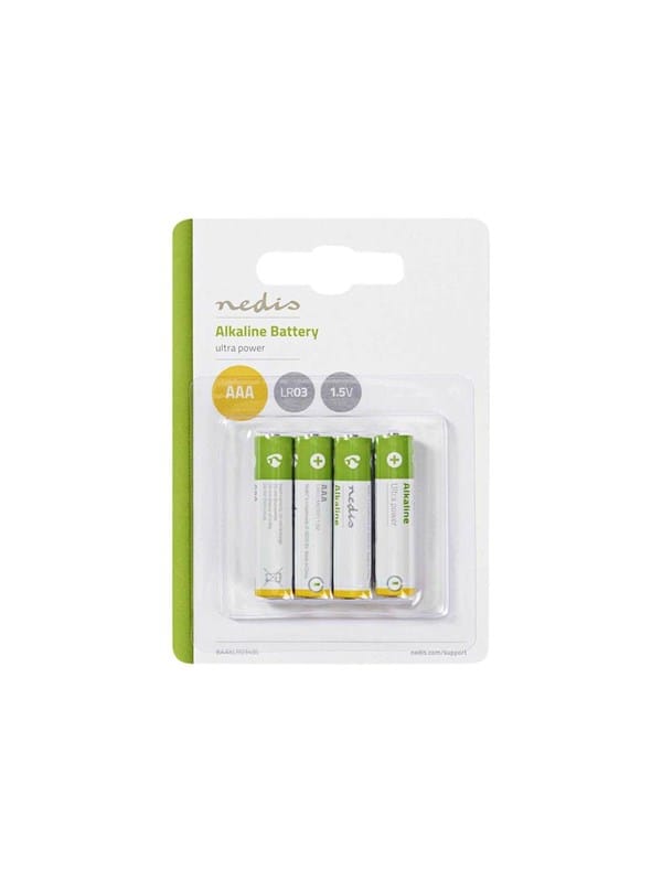 Nedis BAAKLR034BL battery - 4 x AAA - Alkaline