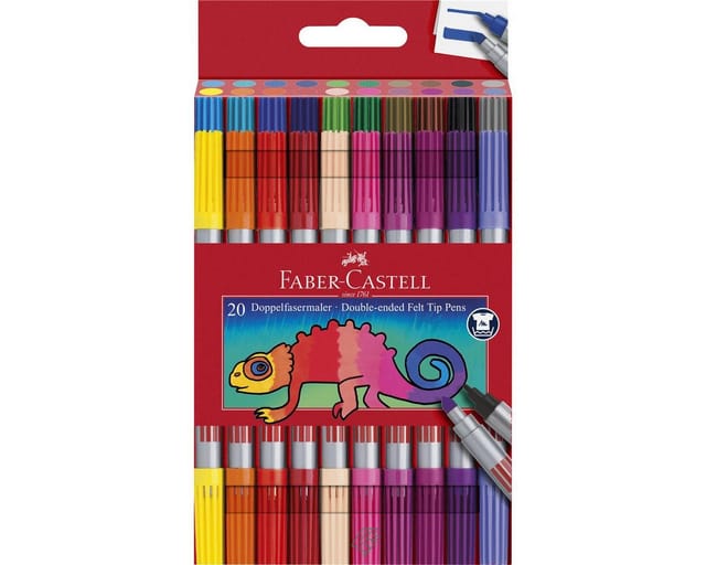 Faber-Castell Doppelfasermaler 20er Etui