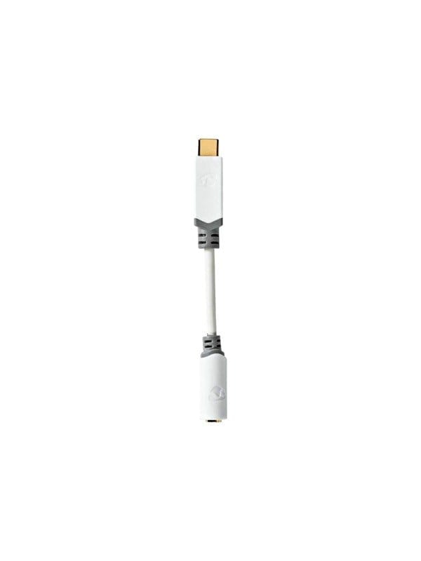 Nedis USB-C to headphone jack adapter - audio / USB - 10 cm