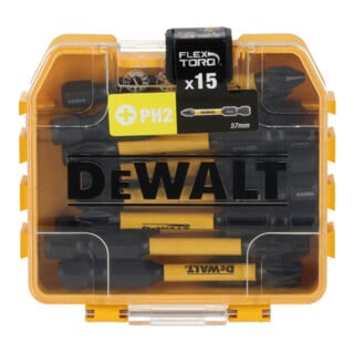 Stanley Bit-Set 15-tlg Ph2 57mm Thekendisplay 21 Sets