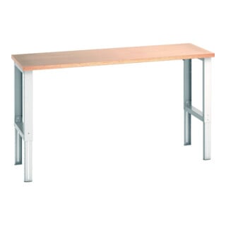 Bott Werkbank cubio Multiplex-Platte 2000 x 750 x 740-1140 mm RAL 7035
