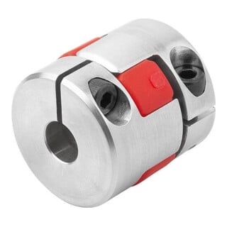 KIPP Elastomer-Klauenkupplung Gr. 42 D1=38 D2=38 L=94 Alu