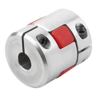 KIPP Elastomer-Klauenkupplung Gr. 42 D1=32 D2=32 L=126 A
