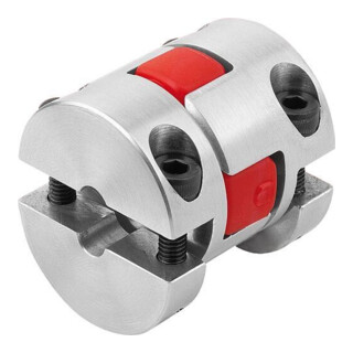 KIPP Elastomer-Klauenkupplung Gr. 38 D1=32 D2=32 L=114 A
