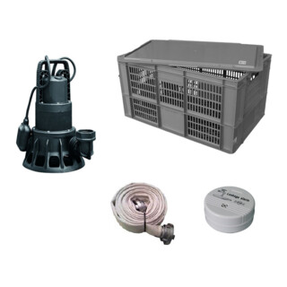 iWater Komplett-Set iFlut Plus Tauchmotorpumpe 15 m C-Schlauch inklusive Wassermelder