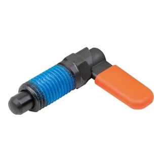 KIPP Sperrriegel M12 Ø5mm Form CP Kappe Stahl brüniert ohne Mutter