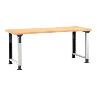 FAMI Werkbank Multiplexplatte Höhenverstellbar 2000 x 750mm