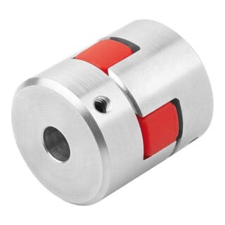 KIPP Elastomer-Klauenkupplung Klemmung Gr. 48 D1=50 D2=50 L=140