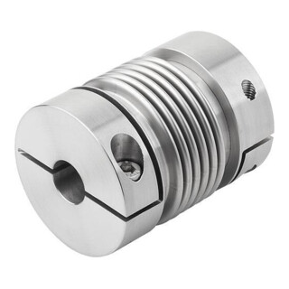 KIPP Metallbalgkupplung Gr. 500 D1=35 D2=35 L=112 Edelstahl