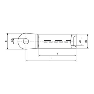Intercable Al-Presskabelschuh gv 95 rm/sm 120 se M10