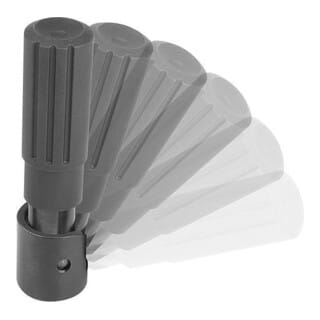 KIPP Handrad D1=125 Passbohrung mit Nut D2=14H7 T=16,3 Querbohrung