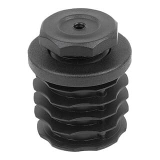 KIPP Justierstopfen Form A rund D 32 x 29mm Polyamid schwarz