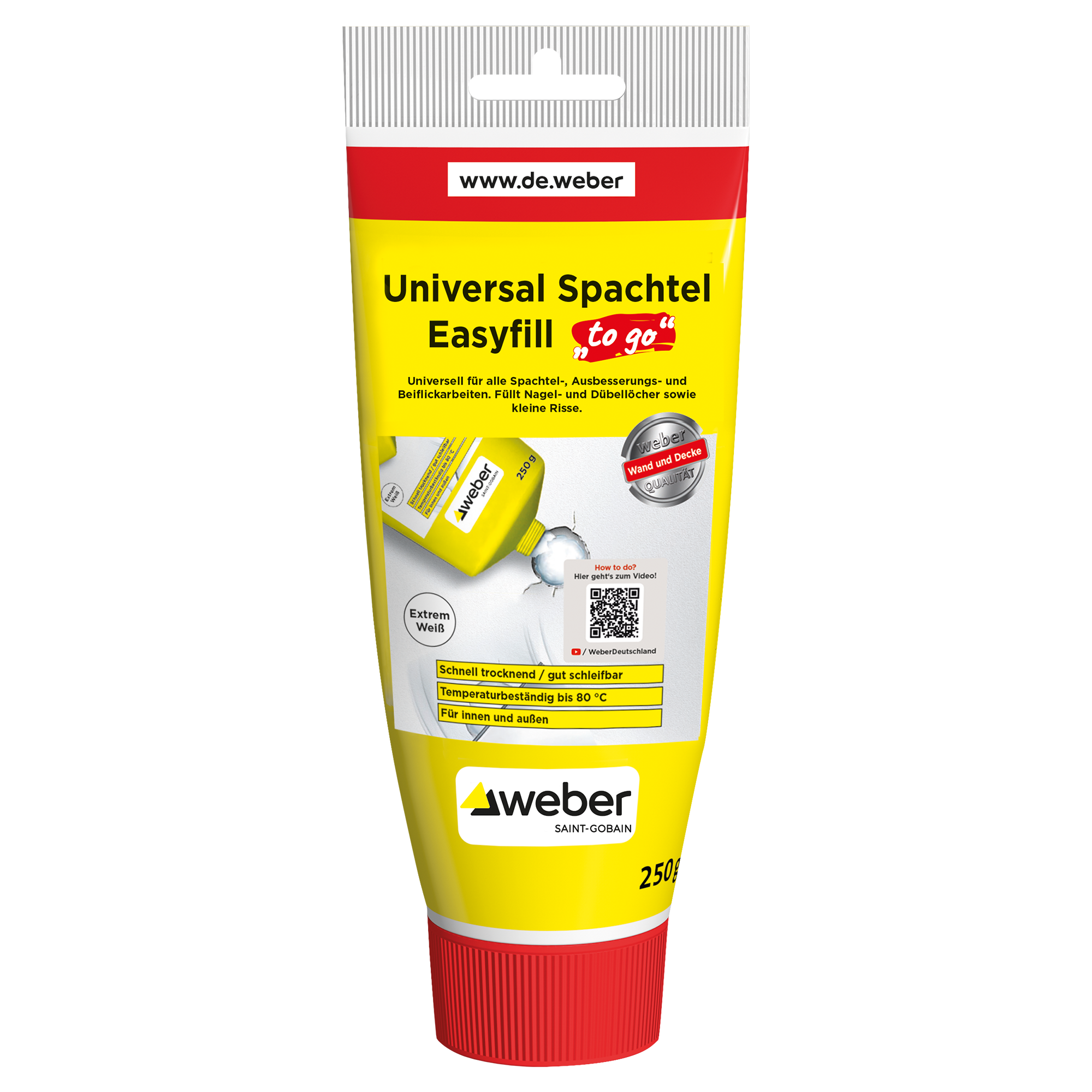 Saint-Gobain Weber Universalspachtel 'Easyfill to go' weiß 400 g
