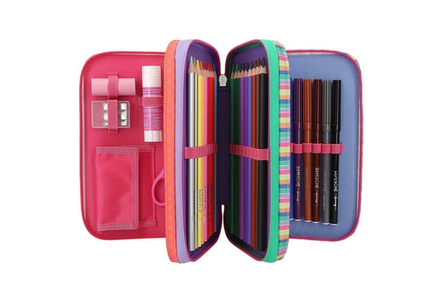Topmodel Triple Pencil Case JOY