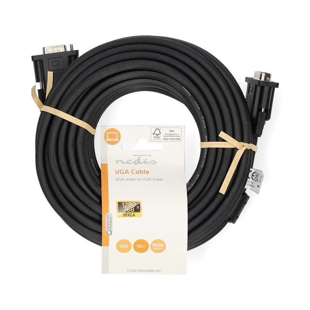 Nedis CCGL59000BK100 VGA cable