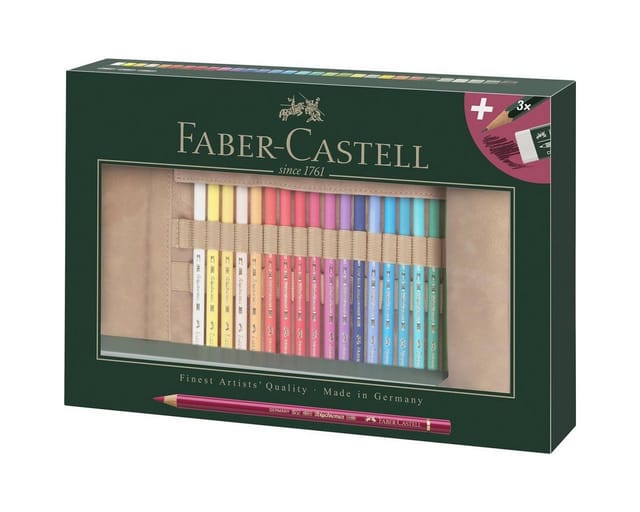 Faber-Castell - Polychromos Colour pencil 30 ct pen. roll (110030)