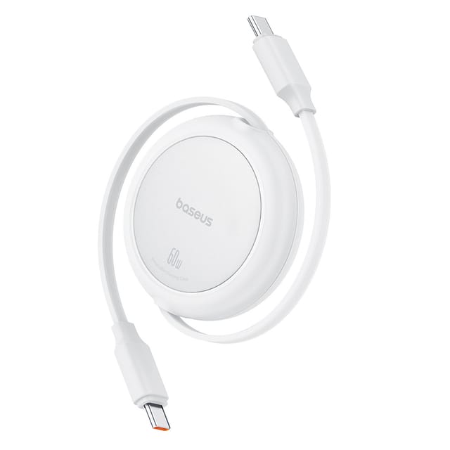 Baseus Free2Pull Mini USB-C to USB-C 60W 1 (white)