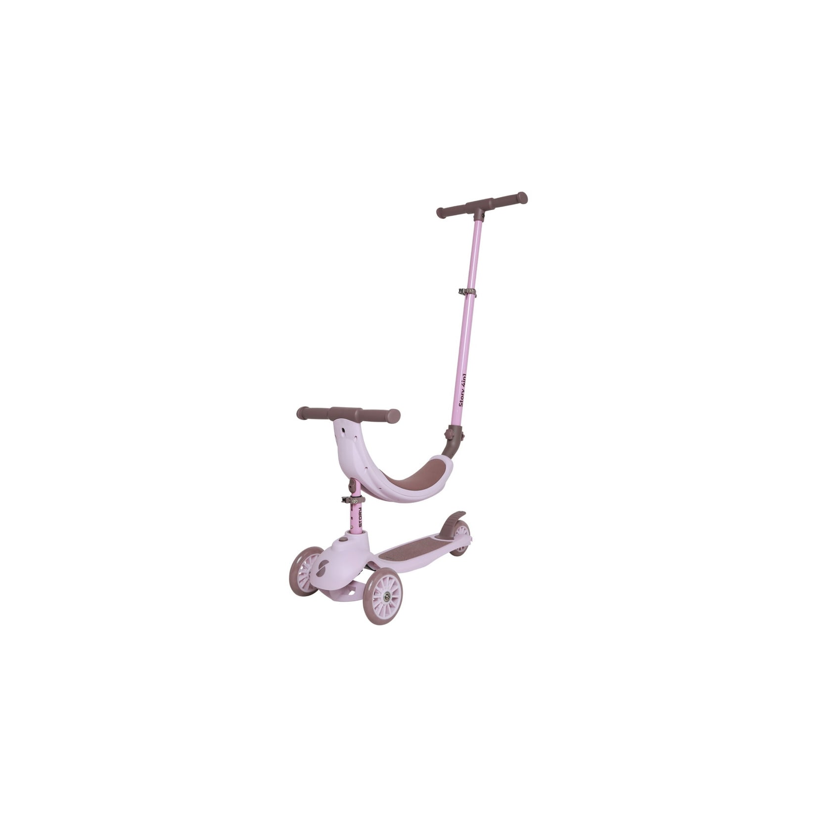 3-Rad-Kinderroller Original 4in1 LED, rosa