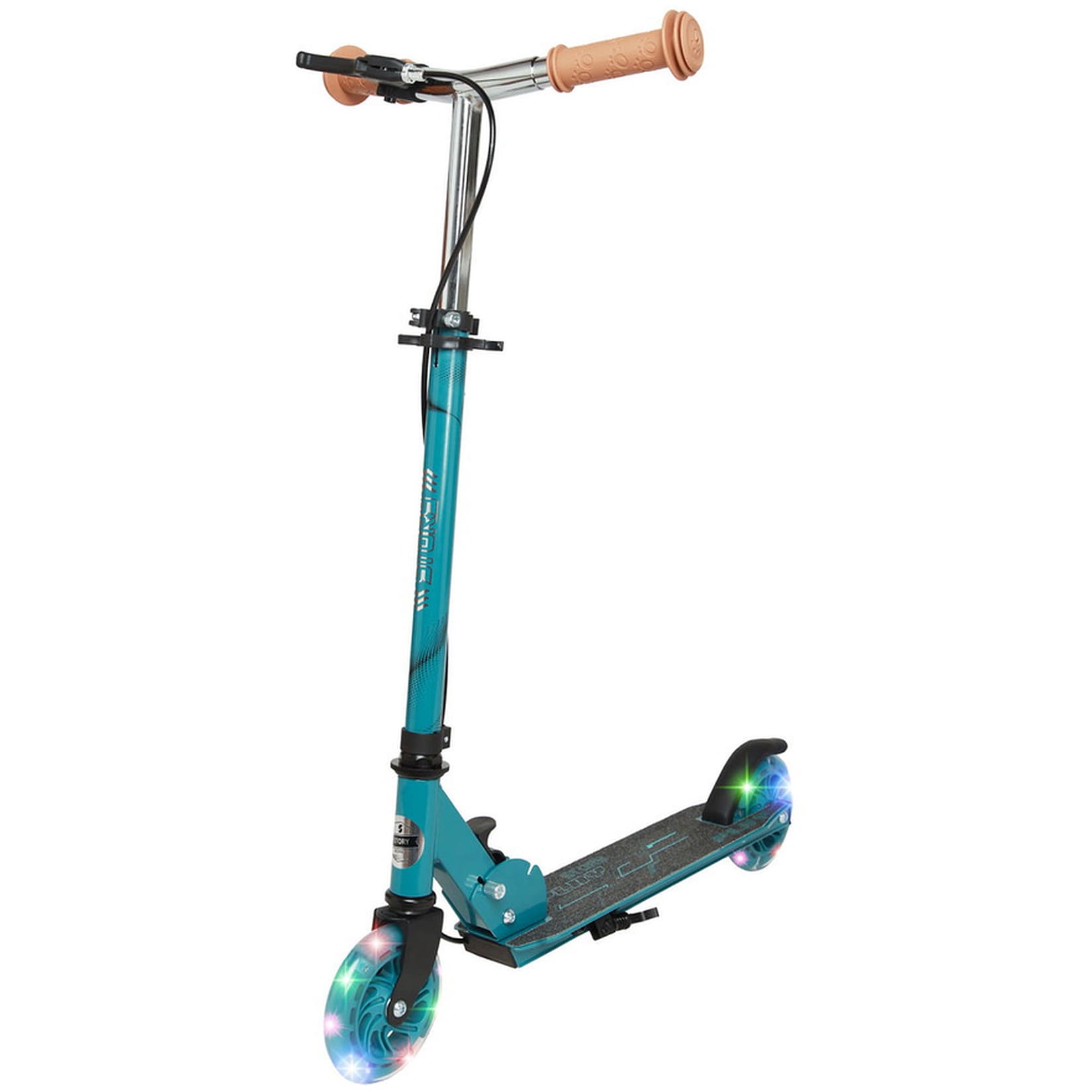 Kinder-Scooter Play LED, moosgrün