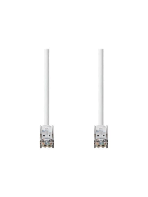 Nedis patch cable - 15 cm - white - Weiß - 0.1m
