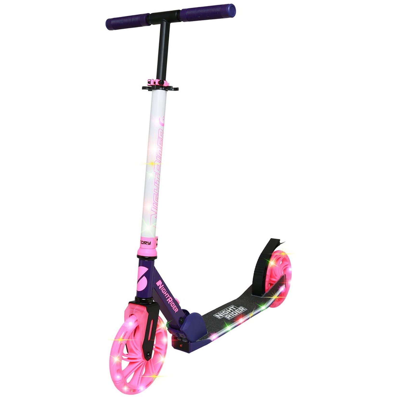 City-Scooter NightRider, lila