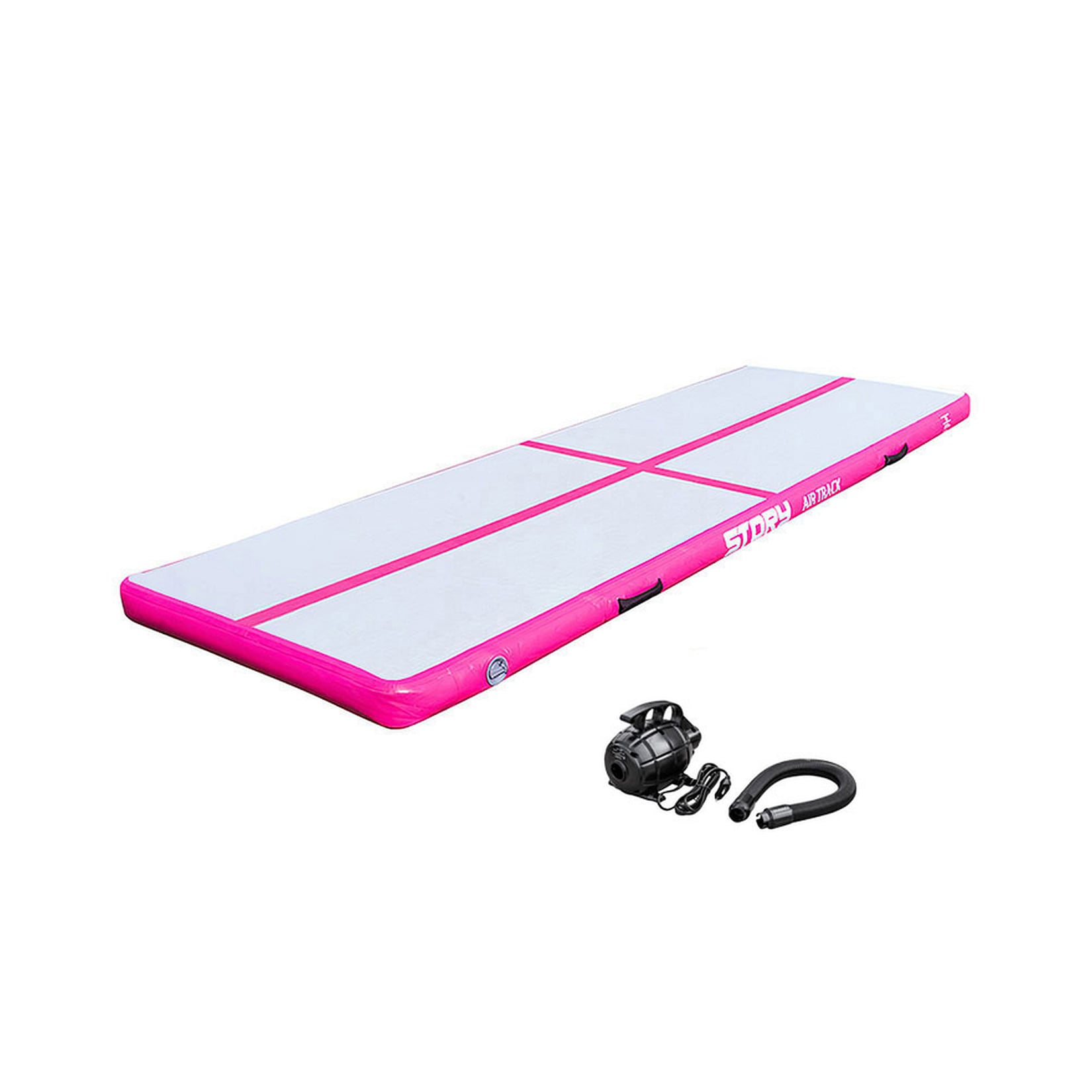 Gymnastikmatte Airtrack 3m x 1m x 10cm, pink
