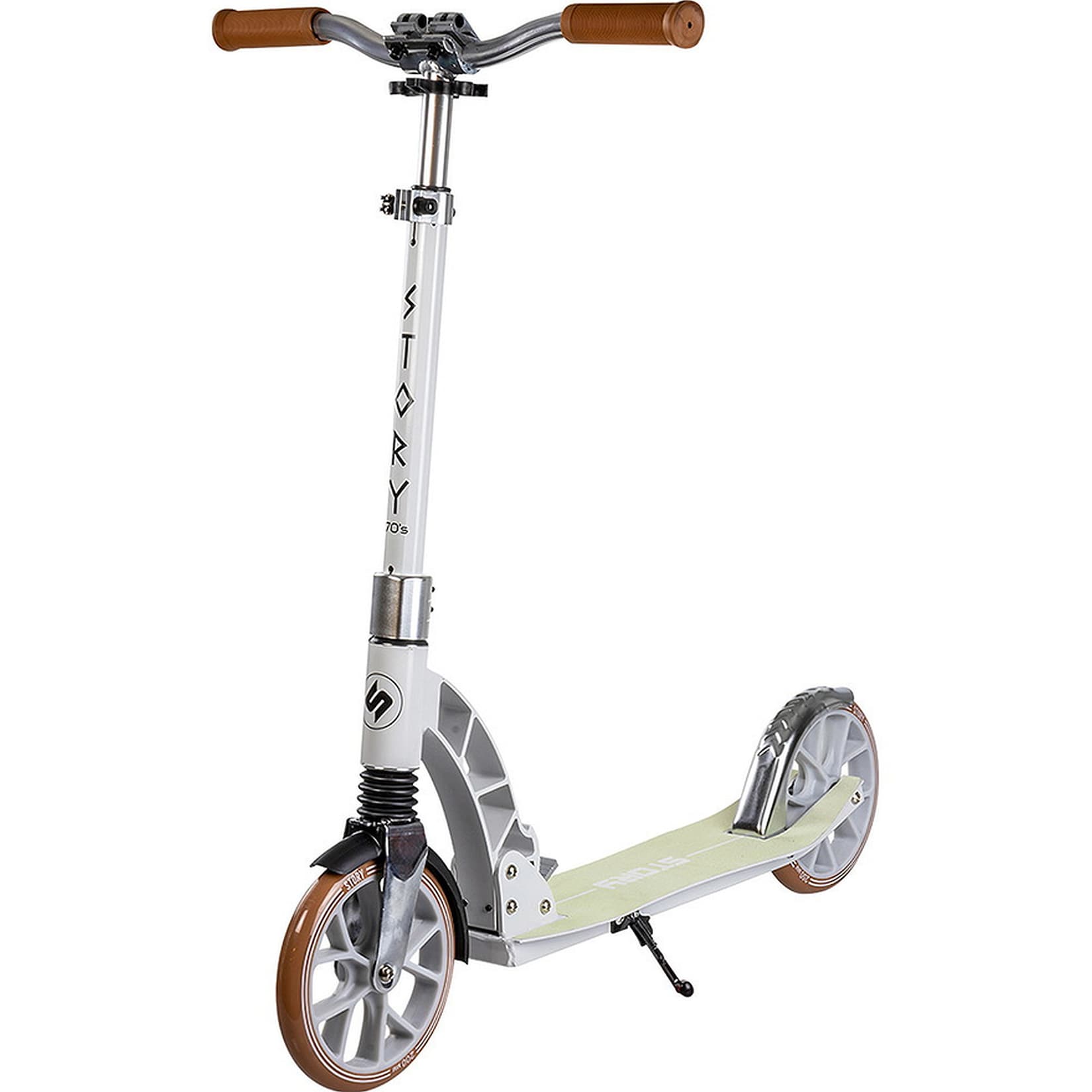 City-Scooter 70's Foldable Commuter, weiß