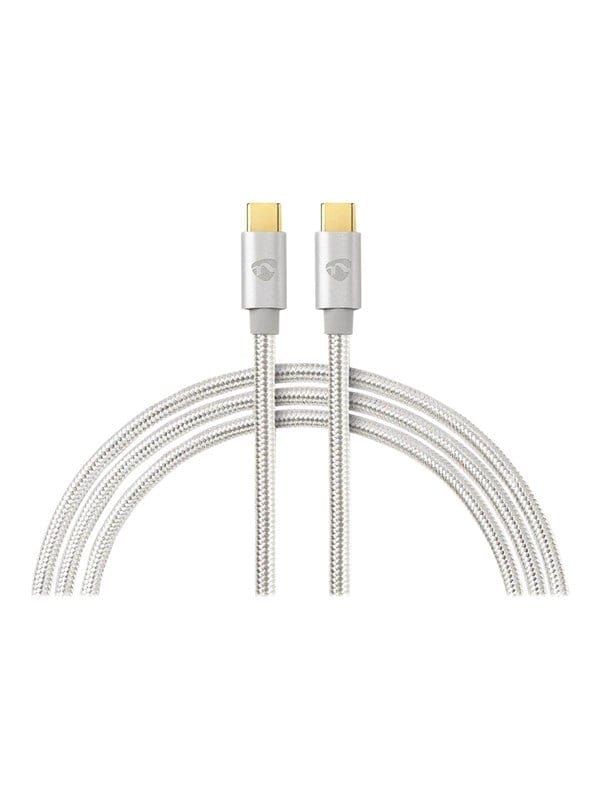 Nedis Charge & AV Support Cable - USB-C cable - 24 pin USB-C to 24 pin USB-C - 2 m