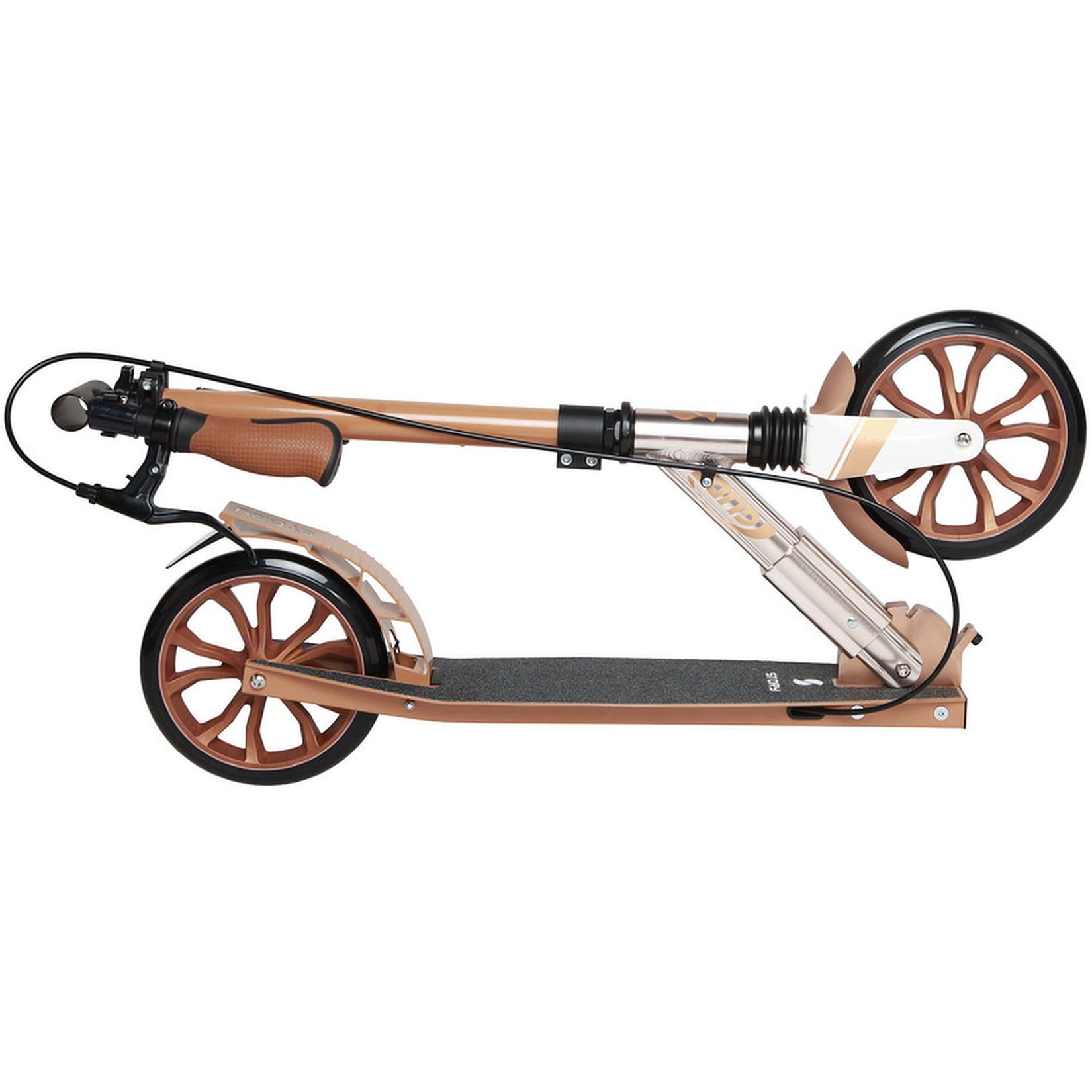 City-Scooter GlideX Elite Foldable Commuter, creme