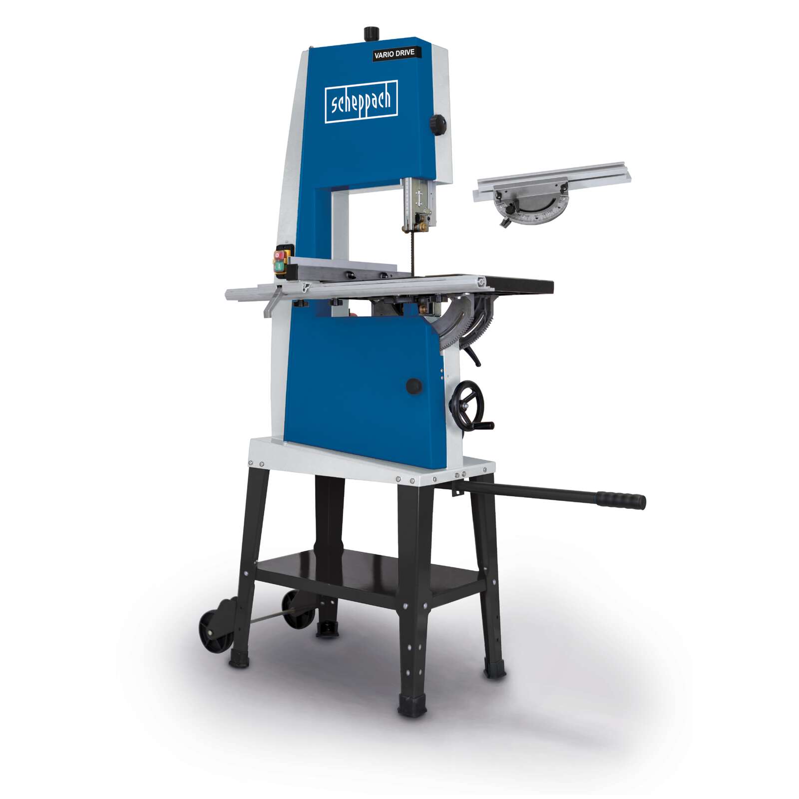 Bandsäge BASA3 Scheppach - 400V | 1100W | 205mm Schnitthöhe | 6-20mm Sägebandbreite | 370-750m/min Sägebandgeschwindigkeit | inkl. Untergestell Bild 4
