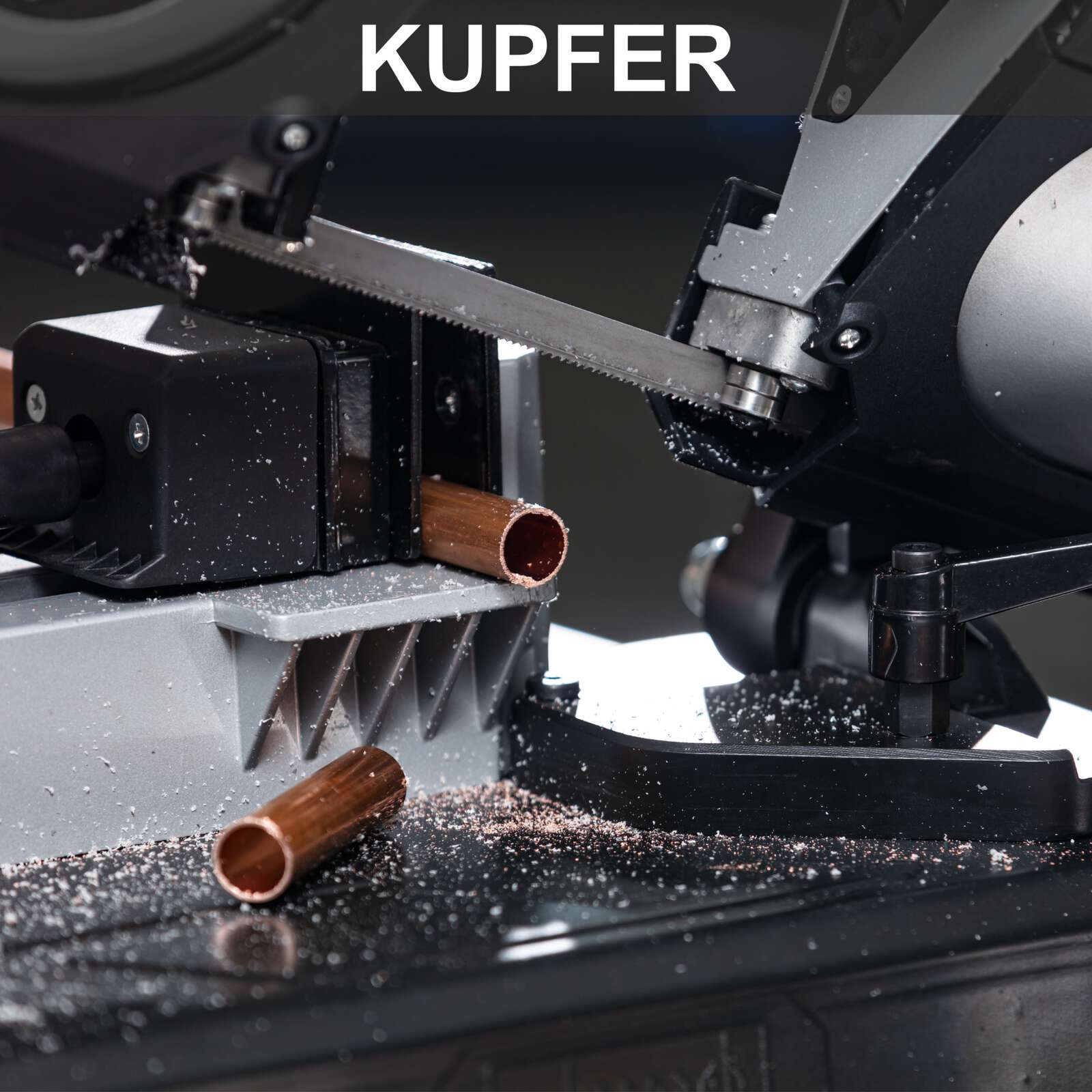 Metallbandsäge MBS1200 Scheppach - 1200W | 127mm Schnitthöhe | Vario-Speed | LED-Arbeitslampe | inkl. 2. Sägebänder 10Z / 14Z Bild 2