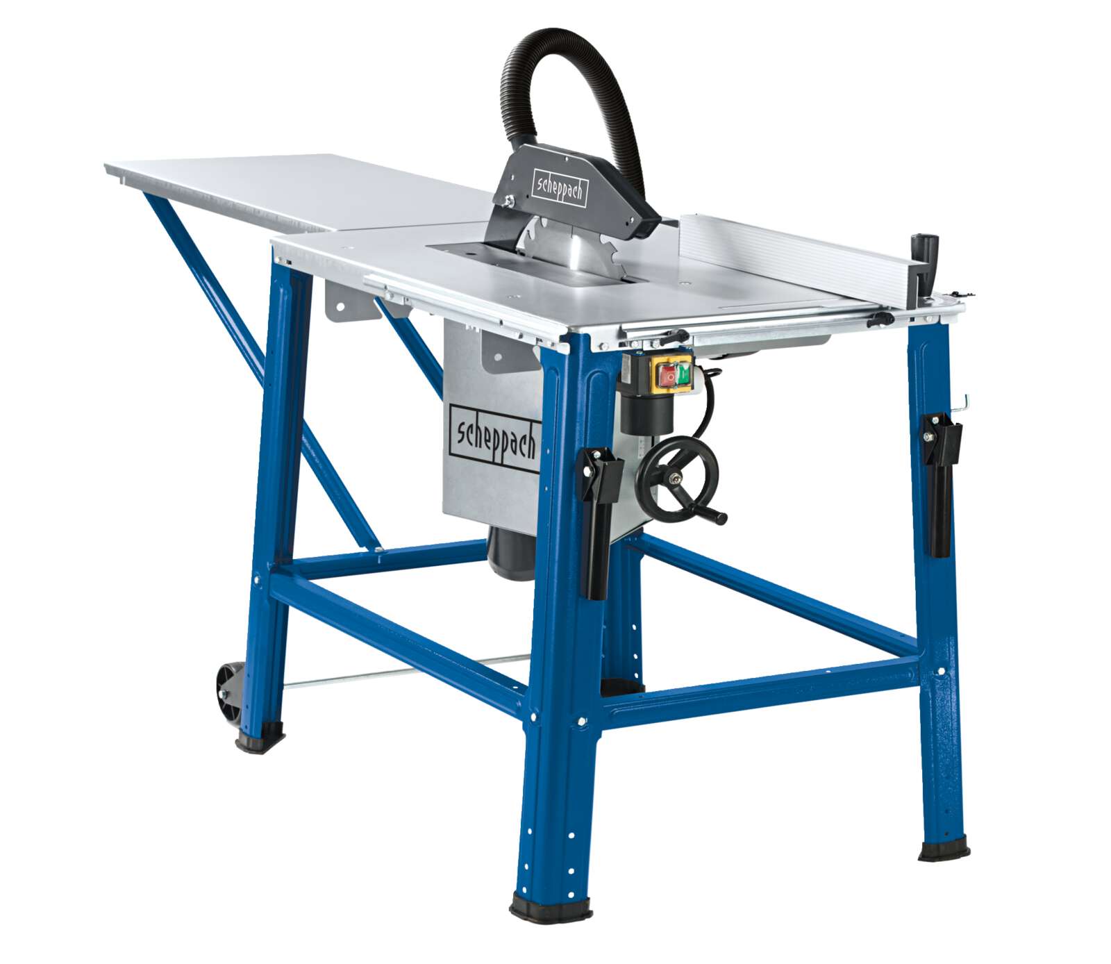 Tischkreissäge HS120o 230V Scheppach - 2200W | 83mm Schnitthöhe | 315mm Sägeblatt | Sägeblattschutz & Absaugschlauch | inkl. Fahrvorrichtung