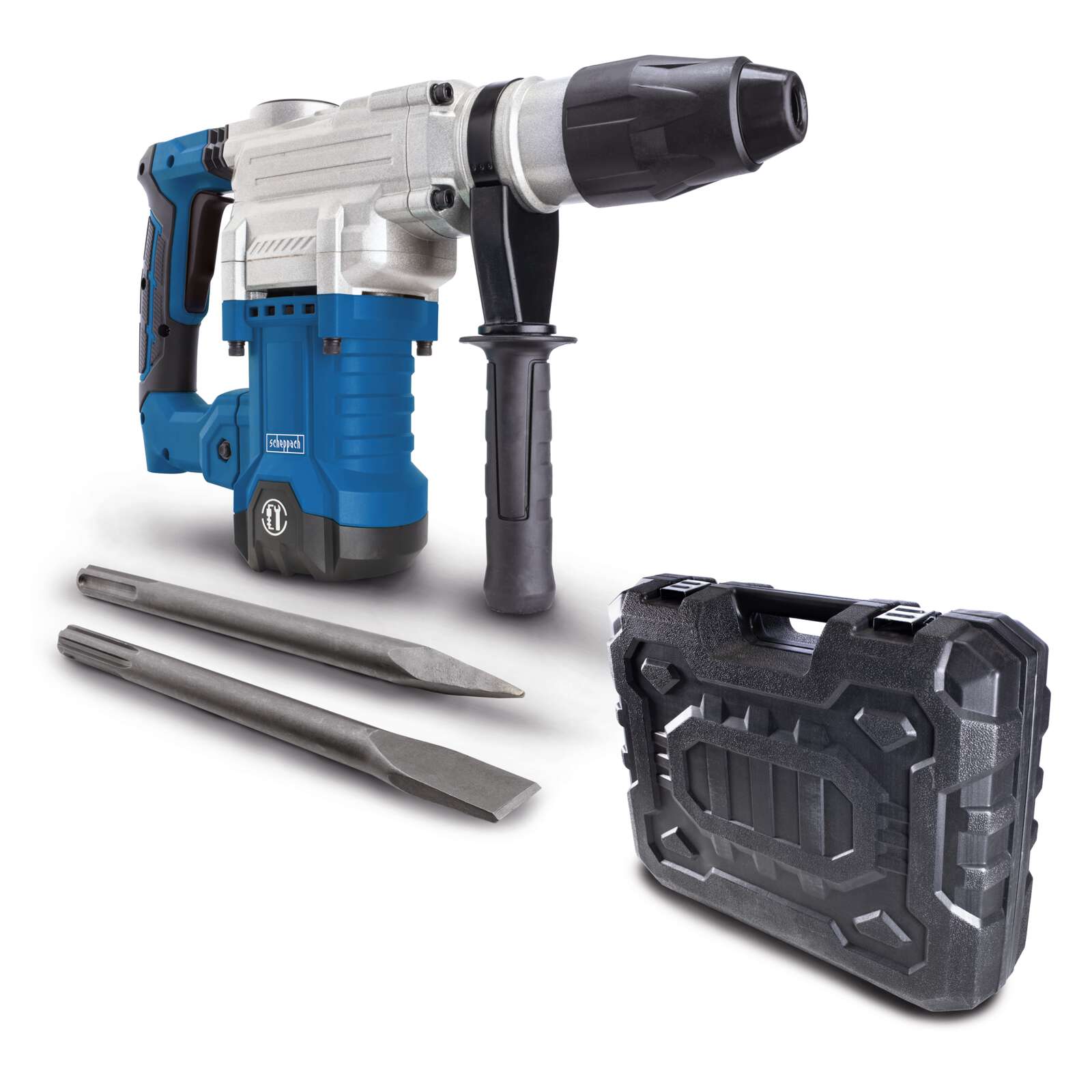 Bohrhammer DH1600Max Scheppach - 1600W | 10 Joule | 3800bpm Schlagfrequenz | SDS-Max | inkl. Koffer, Spitz- & Flachmeißel Bild 5