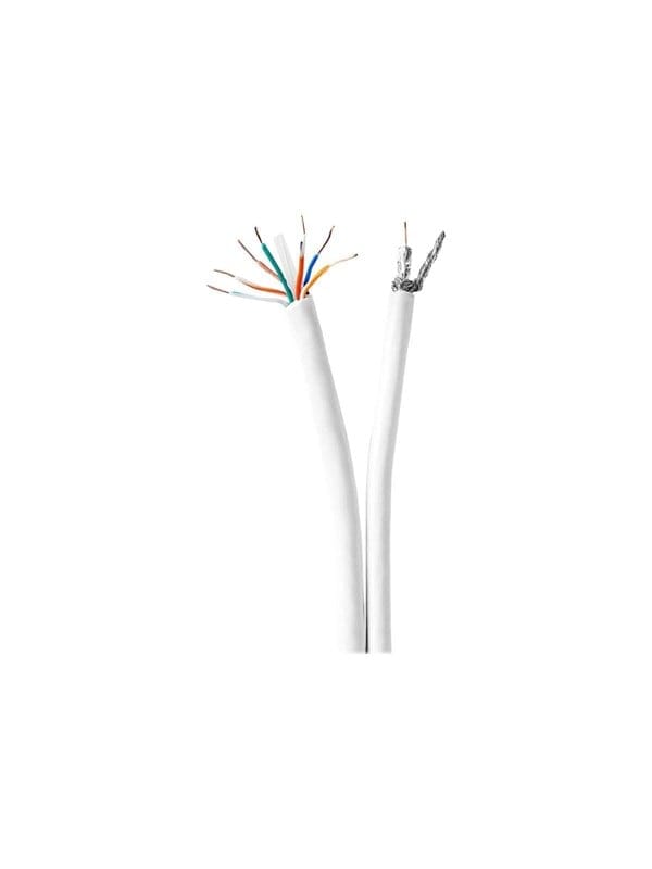 Nedis Coax / CAT6 Combination Cable - bulk aerial/network cable - 25 m