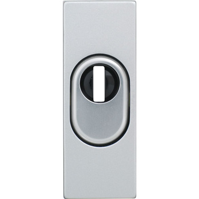 PT-Schutz-Schlüsselrosette, RSZS316 SB, PZ,RH16, Aluminium, naturfarbig eloxiert