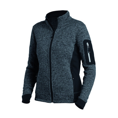 Wetter- und Kälteschutz-Fleecejacke MARIEKE, anthrazit/schwarz, Größe XS