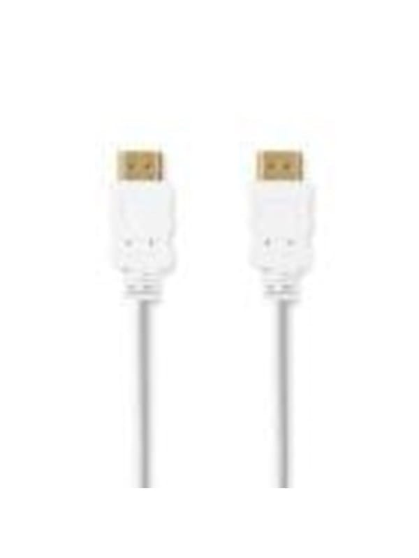 Nedis High Speed HDMI Cable with Ethernet | 4K@30Hz | ARC | 10.2 Gbps | 2.00 m | Round | PVC | White