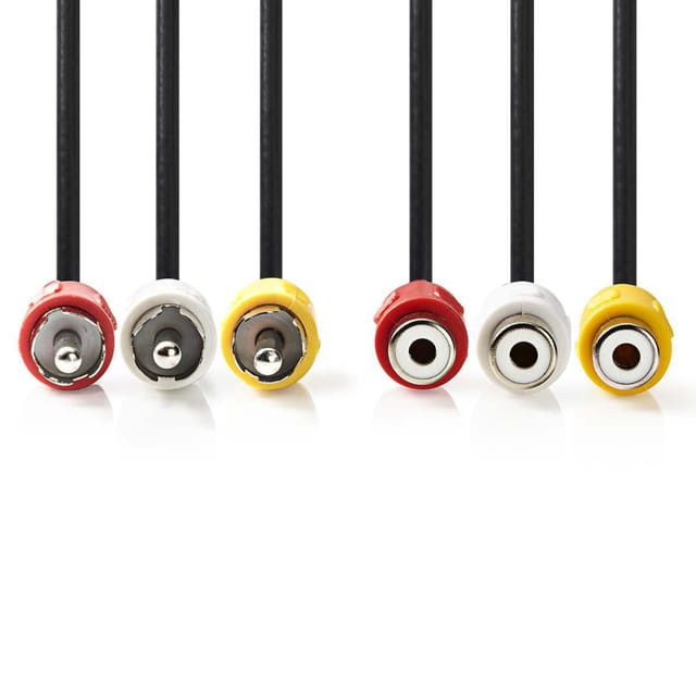 Nedis video / audio cable - composite video / audio - 5 m