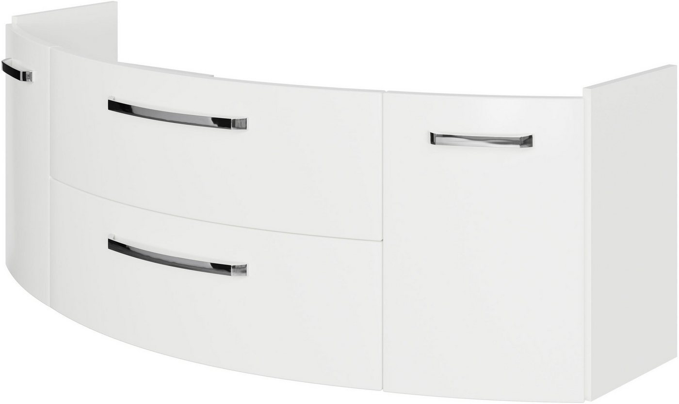 Saphir Badmöbel-Set Serie 4010 2-teilig Keramik-Waschtisch mit LED-Spiegelschrank, (Set), Badezimmer Set 144 cm breit, inkl. Türdämpfer, 5 Türen, 2 Schubladen Bild 2