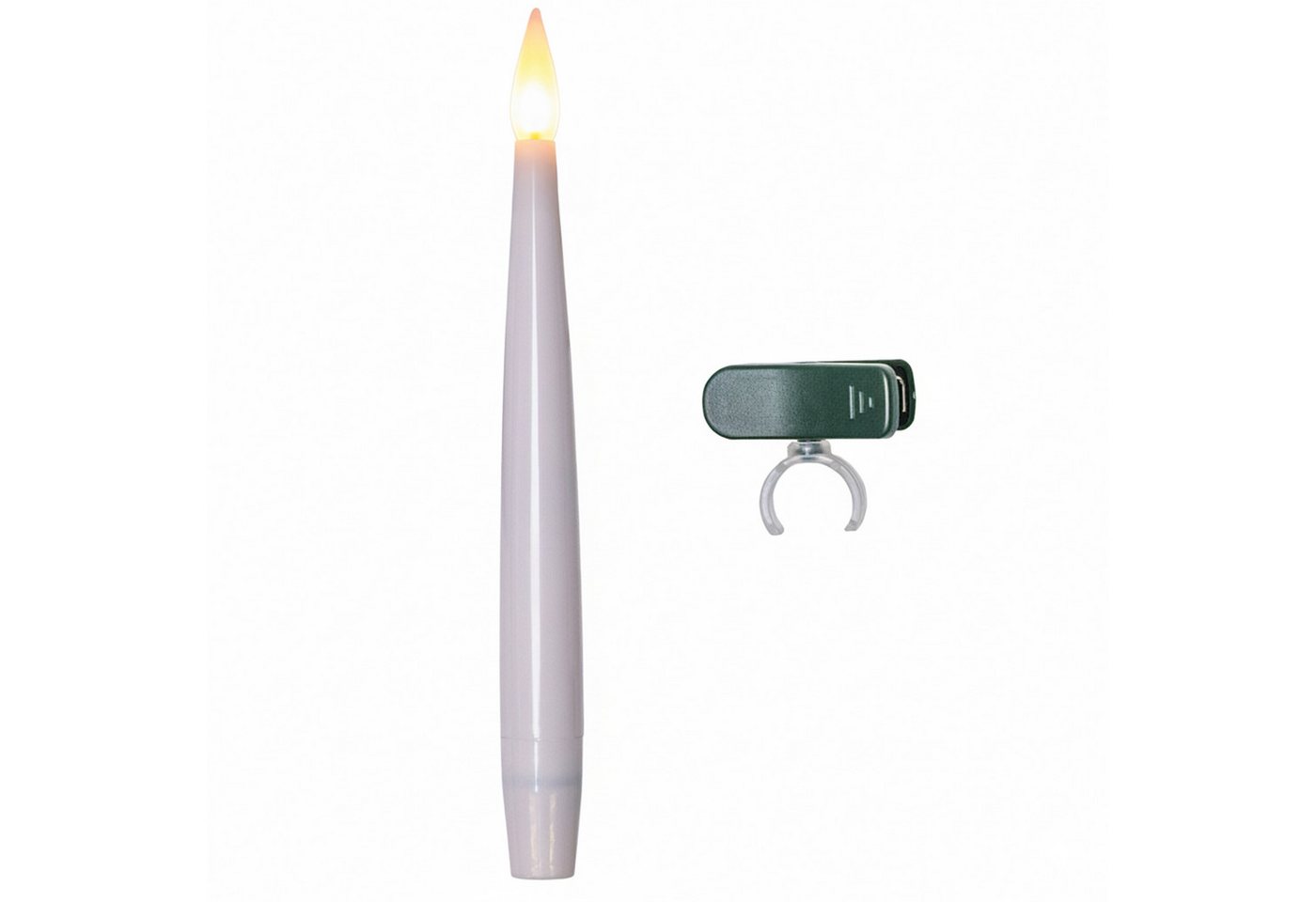 OTTO home LED Dekolicht LED Kerzen Nurvo, Timerfunktion, mehrere Helligkeitsstufen, LED fest integriert, Warmweiß, Verstellbare Clips Bild 3