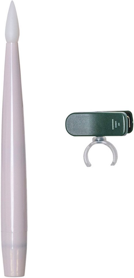OTTO home LED Dekolicht LED Kerzen Nurvo, Timerfunktion, mehrere Helligkeitsstufen, LED fest integriert, Warmweiß, Verstellbare Clips Bild 4