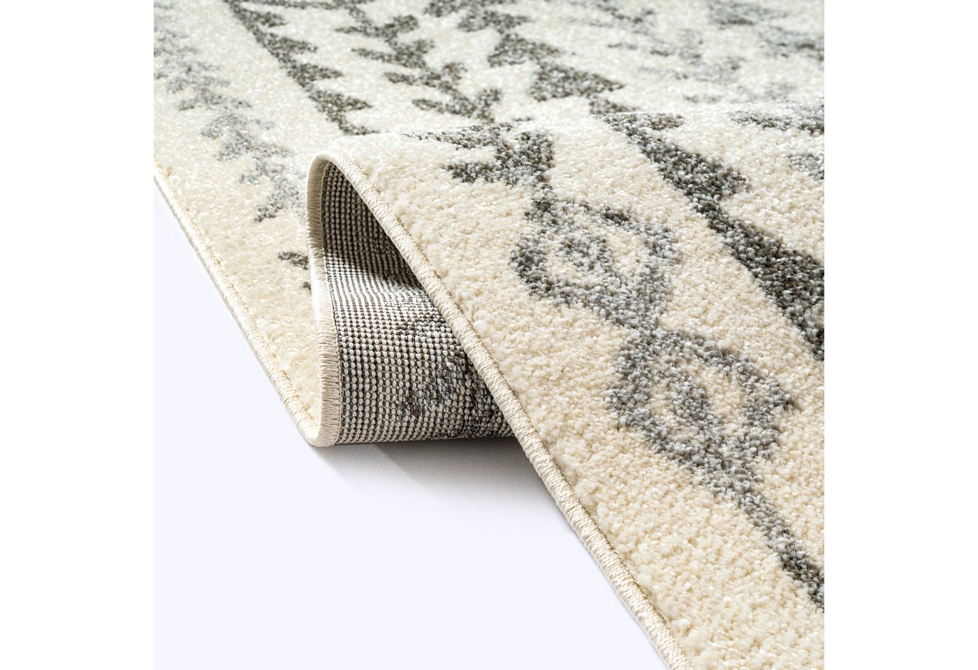 Sanat Teppich Boho 8204, auch als Läufer und in Rund, rechteckig, Höhe: 10 mm, Kurzflor, robust, Boho, Scandic, für Fussbodenheizung geeignet Bild 5