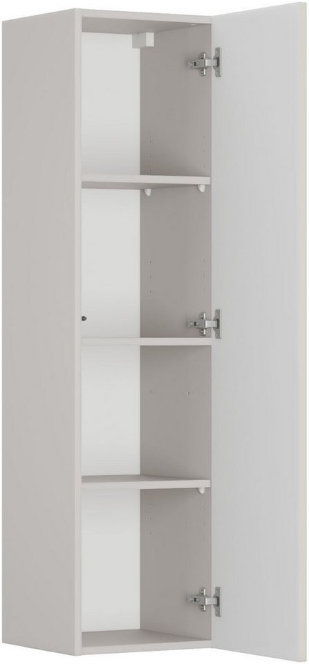 welltime Hängeschrank FLOW STRIPE rechts/links montierbar, Breite 35 cm, modernes Design Schrank mit 3 Einlegeböden, Push-to-open-Function Bild 2
