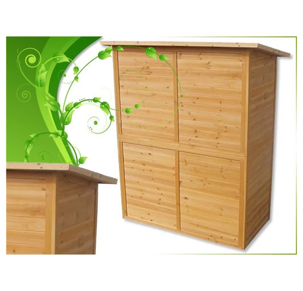 Feel2Home Kaminholzregal XXL HOLZ Kaminholzregal Brennholzregal Kaminholz Brennholz Regal, BxTxH:119x61x155 cm, (Stück, 1-St., Stück), mit Wetterschutz