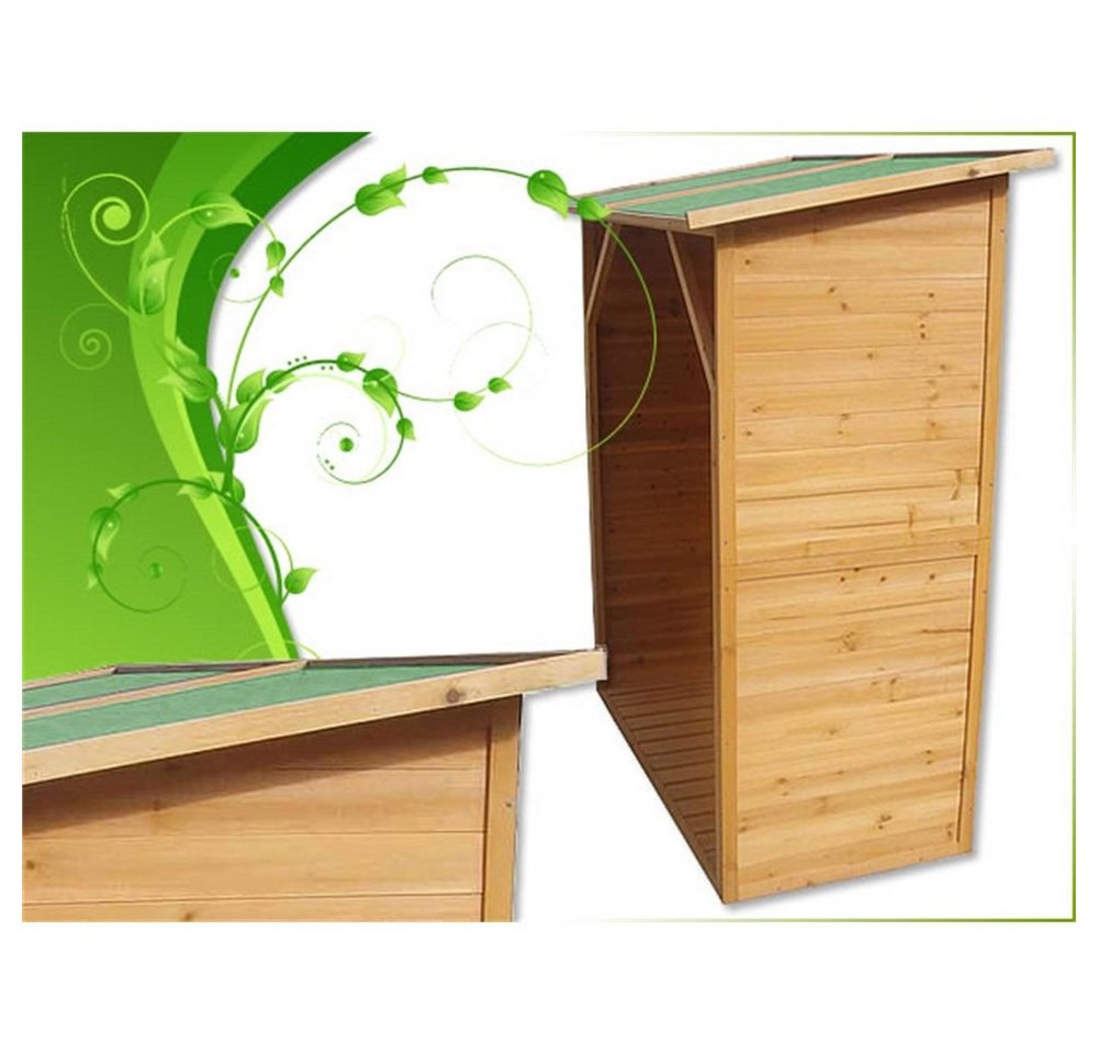 Feel2Home Kaminholzregal XXL HOLZ Kaminholzregal Brennholzregal Kaminholz Brennholz Regal, BxTxH:119x61x155 cm, (Stück, 1-St., Stück), mit Wetterschutz Bild 2