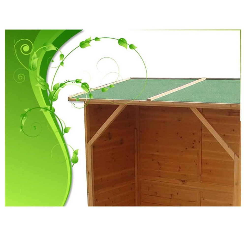 Feel2Home Kaminholzregal XXL HOLZ Kaminholzregal Brennholzregal Kaminholz Brennholz Regal, BxTxH:119x61x155 cm, (Stück, 1-St., Stück), mit Wetterschutz Bild 5