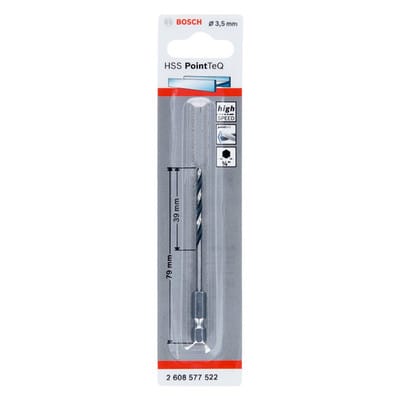 Bosch HSS PointTeQ drill bit - for metal