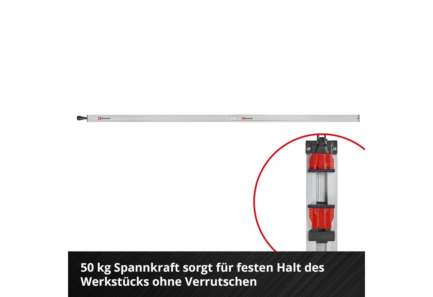 Einhell Lochsäge, Einhell Universal-Sägeschiene, 2-tlg. (max. Spannweite 2500 mm, Spannk Bild 3